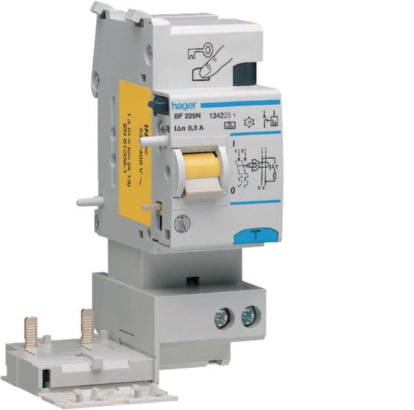 HAGER BOCCHIOTTI - Blocco Differenziale 2 Poli 300 Ma In25 A Tipo A 2 M. Din
