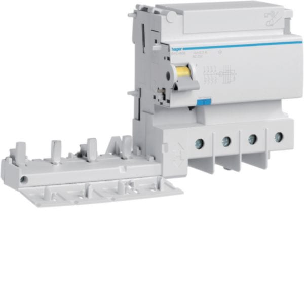 HAGER BOCCHIOTTI - Blocco Differenziale 125 A 4 Poli 300 Ma Tipo Ac 6 M. Din