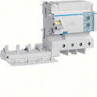 HAGER BOCCHIOTTI - Blocco Differenziale 125 A 4 Poli Regolabile 300-500-1000 Ma Tipo A-Hi 6 M. Din