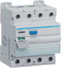 HAGER BOCCHIOTTI - INTERRUTTORE DIFFERENZIALE ACCESSORIABILE 3P+N 300MA 125A TIPO AC 4M