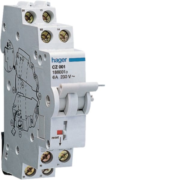 HAGER BOCCHIOTTI - Contatto Ausiliario E Segnalazione Guasto Per Int. Diff. Puri 5 A 230 V Ac