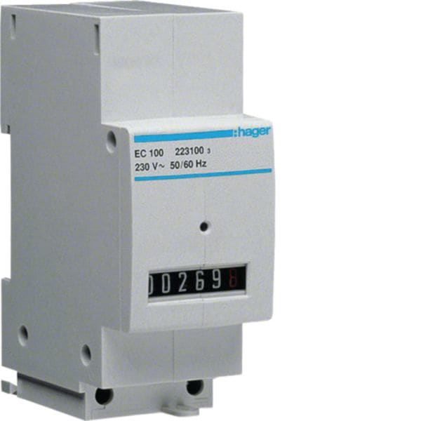 HAGER BOCCHIOTTI - Contaore Modulare 230 V Ac 2 M. Din