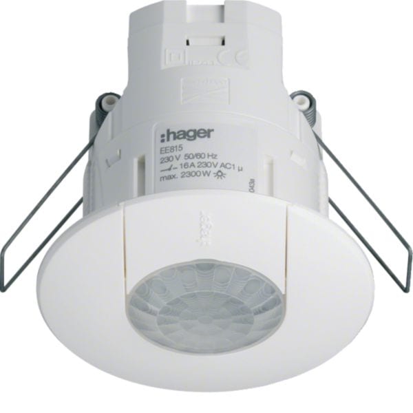 HAGER BOCCHIOTTI - Rilevat. Presenza E Movimento 360° - 1 Canale On/Off - Incasso