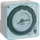 HAGER BOCCHIOTTI - Int. Orario Elettromecc. Giorn. 72X72 - Ris.Car.- 230V 50Hz - 1 Sc 16A