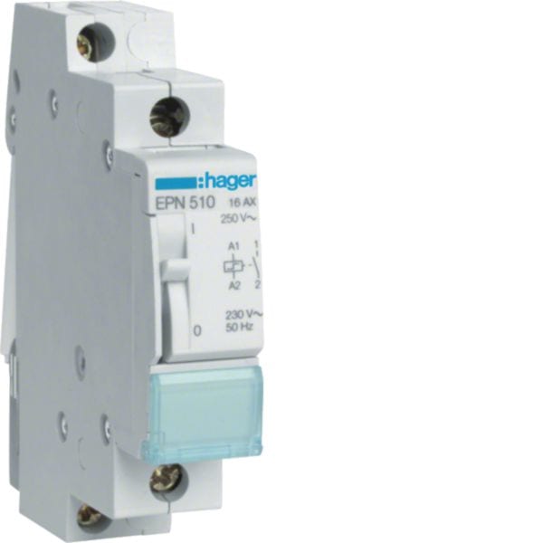 HAGER BOCCHIOTTI - Rele' Passo-Passo 16 A 230 V Ac 1 Na 1 M. Din