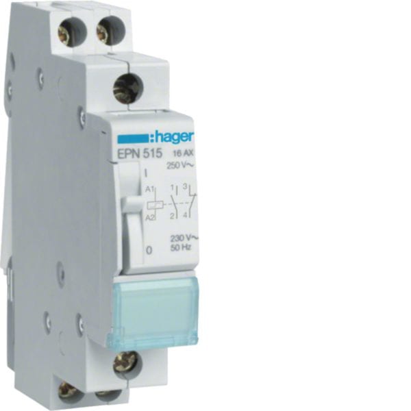 HAGER BOCCHIOTTI - Rele' Passo-Passo 16 A 230 V Ac 1 Na + 1 Nc 1 M. Din