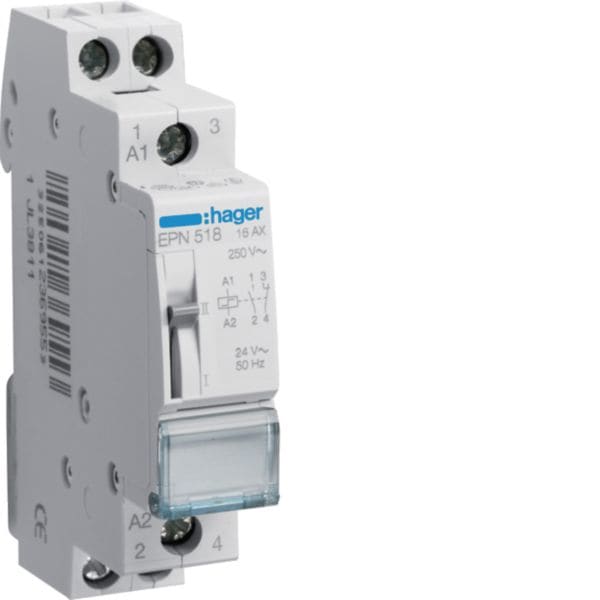 HAGER BOCCHIOTTI - Rele' Passo-Passo 16 A 24 V Ac 1 Na + 1 Nc 1 M. Din
