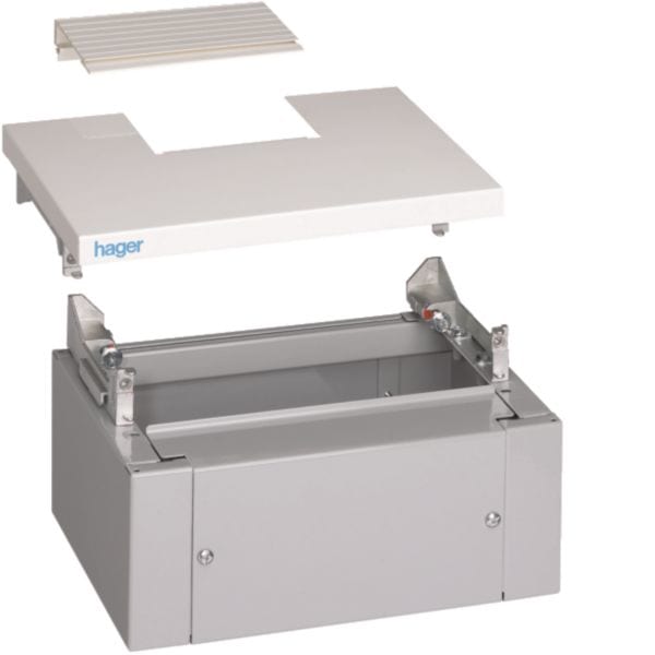 HAGER BOCCHIOTTI - Quadro 4 Testata + Zoccolo Ip40 Per Quadri L370