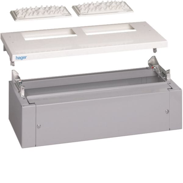 HAGER BOCCHIOTTI - Quadro 4 Testata + Zoccolo Ip43 Per Quadri L620