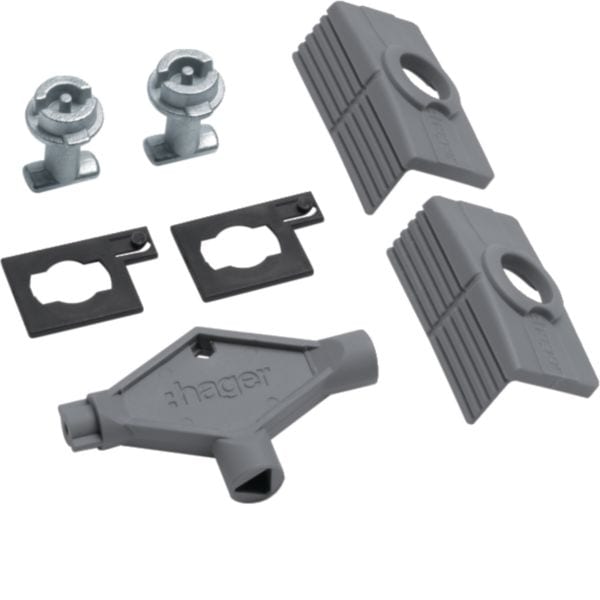 HAGER BOCCHIOTTI - Coppia inserti doppia aletta , Orion.Plus, 3 mm