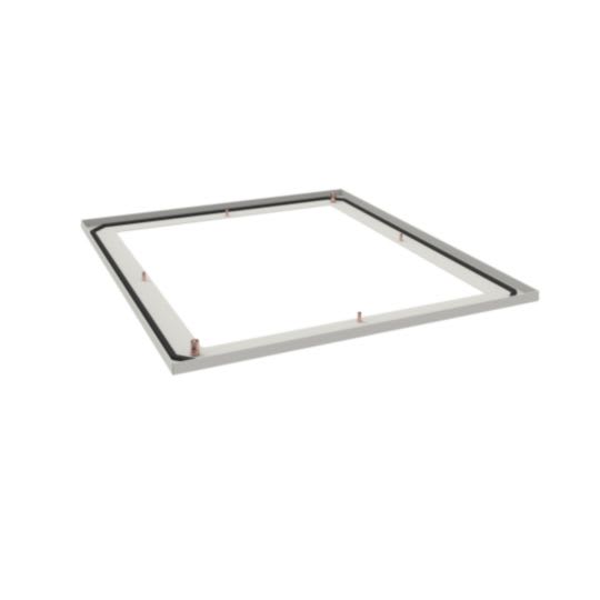 HAGER BOCCHIOTTI - PIASTRA PASSACAVI APERTA Q.EVO 700X800