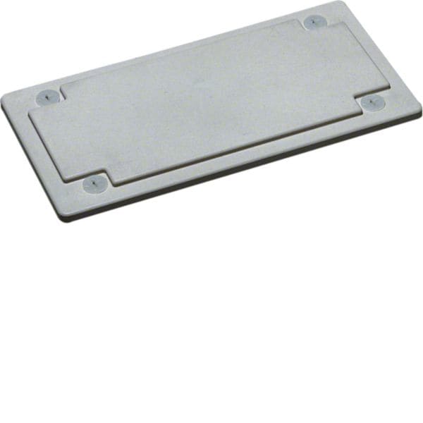HAGER BOCCHIOTTI - Piastra passacavi cieca in plastica quadro evo