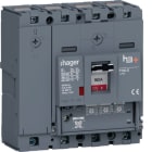 HAGER BOCCHIOTTI - Interruttore automatico h3+ P160 lsni 4poli 160A 70kA neutro regolabile