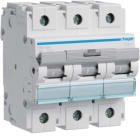 HAGER BOCCHIOTTI - Interruttore Automatico Magnetotermico 3 Poli 80 A 15 Ka Curva D 4.5 M. Din