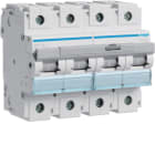 HAGER BOCCHIOTTI - Interruttore Automatico Magnetotermico 4 Poli 80 A 15 Ka Curva D 6 M. Din