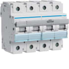 HAGER BOCCHIOTTI - Interruttore Automatico Magnetotermico 4 Poli 125 A 15 Ka Curva D 6 M. Din