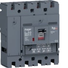 HAGER BOCCHIOTTI - Interruttore automatico h3+ P250 lsi 4poli 160A 50kA neutro regolabile