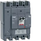 HAGER BOCCHIOTTI - Interruttore automatico h3 x630 tm 4poli 320A 40kA neutro regolabile