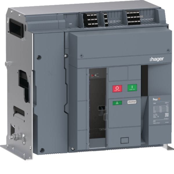 HAGER BOCCHIOTTI - Interruttore aperto ACB HW2 66kA 2500A 4P fisso per sentinel Energy
