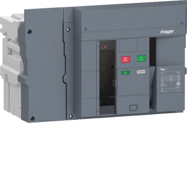 HAGER BOCCHIOTTI - Interruttore aperto ACB HW4 66kA 4000A 4P estraibile per sentinel