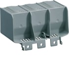 HAGER BOCCHIOTTI - Kit 2 Calotte Coprimorsetti Per X160 3 Poli Attacchi Anteriori Divaricati