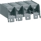HAGER BOCCHIOTTI - Kit 2 Calotte Coprimorsetti Per X160 4 Poli Morsetti Per Cavi