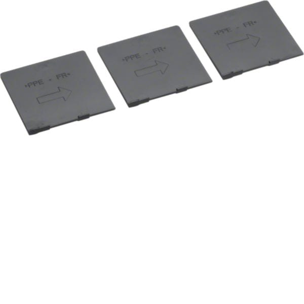 HAGER BOCCHIOTTI - Kit 3 Setti Separatori Per X160-X250 3 Poli-4 Poli Lunghezza 97 Mm