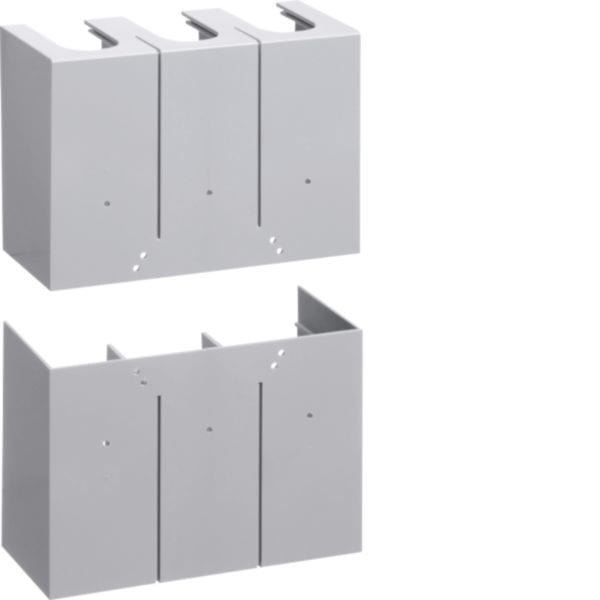 HAGER BOCCHIOTTI - Kit 2 Calotte Coprimorsetti Per H1000 3 Poli Attacchi Prolungati