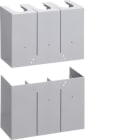 HAGER BOCCHIOTTI - Kit 2 Calotte Coprimorsetti Per H1000 3 Poli Attacchi Prolungati