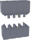 HAGER BOCCHIOTTI - Set 2 calotte attacchi anteriori divaricati X/P630 4poli