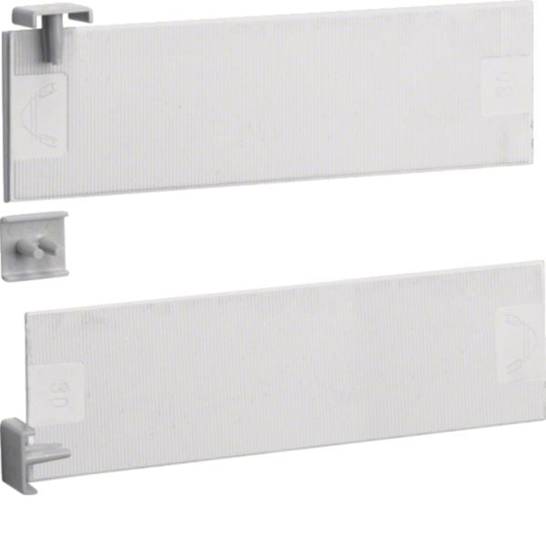 HAGER BOCCHIOTTI - 10 Chiusure Laterali Per Barrette Di Cablaggio Bipolari Kb263A - Kb263C