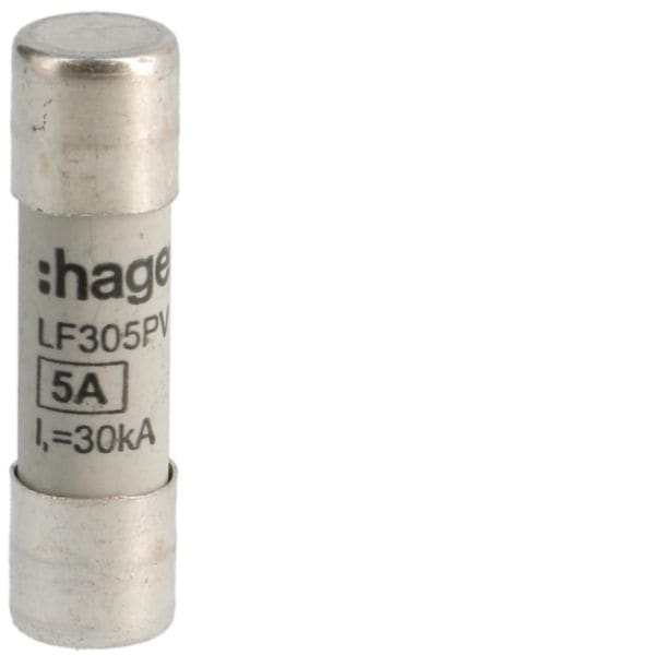 HAGER BOCCHIOTTI - Fusibile Cilindrico Per Fotovoltaico 10.3X38 Mm 5 A 1000 V Dc