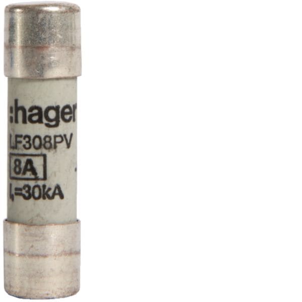HAGER BOCCHIOTTI - Fusibile Pv 10X38 1000V Dc 8A