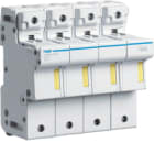 HAGER BOCCHIOTTI - Portafusibile Non Accessoriabile L51 50 A 14X51 Mm 3 Poli+N 6 M. Din
