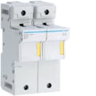 HAGER BOCCHIOTTI - Portafusibile Non Accessoriabile L58 125 A 22X58 Mm 2 Poli 4 M. Din