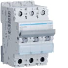 HAGER BOCCHIOTTI - Interruttore Automatico Magnetotermico 3 Poli 10 A 6 Ka Curva C 3 M. Din