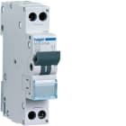 HAGER BOCCHIOTTI - Interruttore Automatico Magnetotermico 1 Polo+N 10 A 4.5 Ka Curva C 1 M. Din