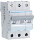 HAGER BOCCHIOTTI - Interruttore Automatico Magnetotermico 3 Poli 20 A 4.5 Ka Curva C 3 M. Din