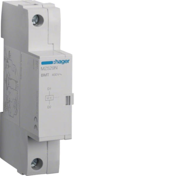 HAGER BOCCHIOTTI - Bobina Di Minima Tensione Per Salvamotori 400 V Ac  1 M. Din
