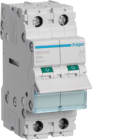 HAGER BOCCHIOTTI - Interruttore Di Manovra - Sezionatore 2 Poli 40 A 400 V Ac 2 M. Din