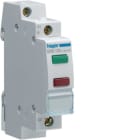 HAGER BOCCHIOTTI - 1 Segnalatore Luminoso Doppio 12 - 48 V Ac - Dc Led Verde + Rosso V 1 M. Din