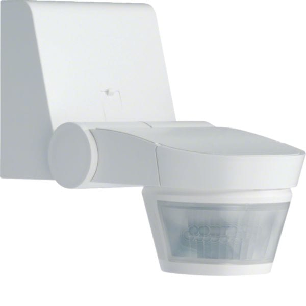 HAGER BOCCHIOTTI - Rilevat. Pres.+ Luminos. Ir 220° Radio KNX Quicklink - Pile - Bianco - Parete