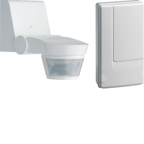 HAGER BOCCHIOTTI - Kit - Rilevatore Ir 220° Pile Tre520 + Ricevit. Tre201 - 1 Na 16A - 230V 50Hz