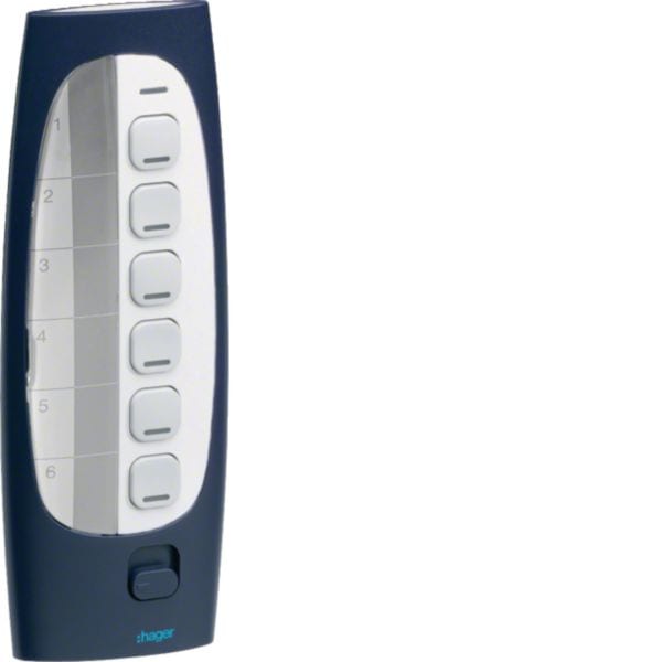 HAGER BOCCHIOTTI - Telecomando Radio KNX - 18 Ingressi