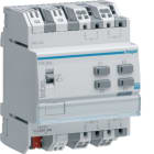 HAGER BOCCHIOTTI - Modulo Ingresso On/Off Bus KNX - 4 In 230 V Ac - 4 Moduli Din