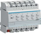 HAGER BOCCHIOTTI - MODULO USCITA ON/OFF BUS KNX - 10 OUT 10A AC1 230V - 6 MOD.DIN
