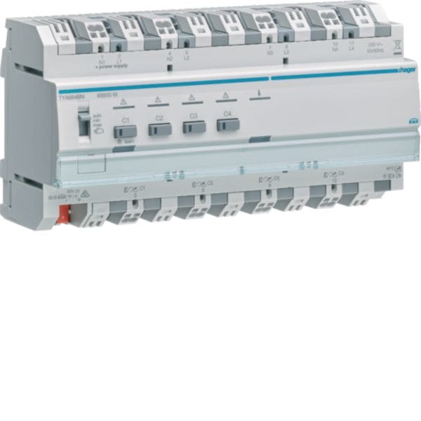HAGER BOCCHIOTTI - Modulo TP KNX Plus dimmer 4 Out Combinabili 2400W totale 230V 10M