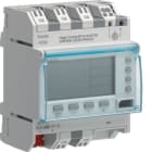 HAGER BOCCHIOTTI - int. orario digitale annuale TP KNX 4 In - On-Off/Imp. + DCF77 4 M