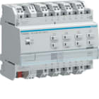 HAGER BOCCHIOTTI - Modulo KNX Secure 8 OUT 16A AC1 230V C-LOAD alim. ausiliaria 6M
