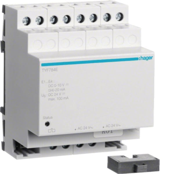 HAGER BOCCHIOTTI - ESTENSIONE MOD 4 IN ANALOGICI 4M - 24V A